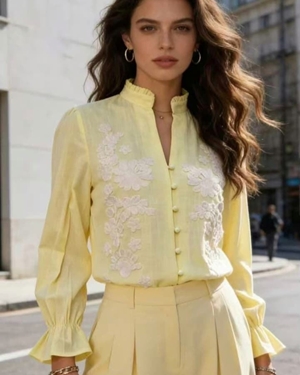 CAMISA VIENA AMARILLO - Imagen 1