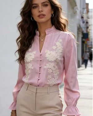 CAMISA VIENA ROSA - Imagen 1