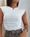 CAMISETA BASICA FRUNCIDO BLANCA - Imagen 2