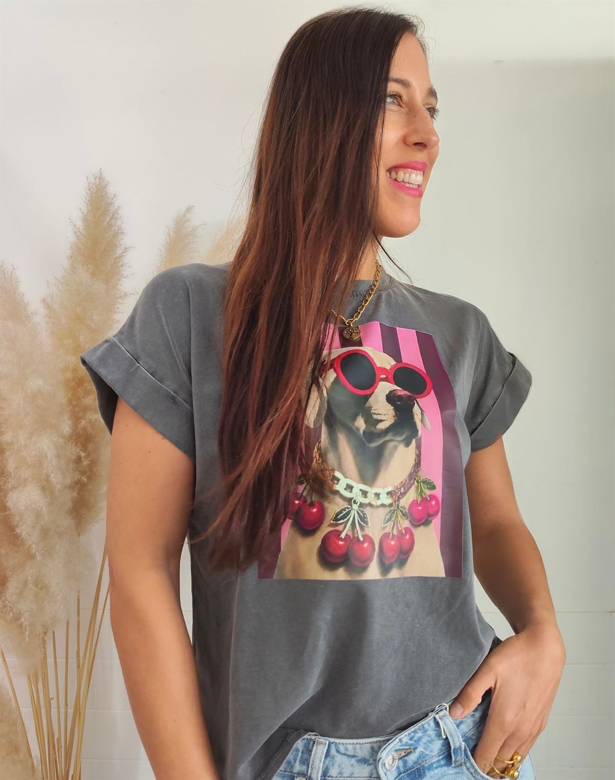 CAMISETA DOGGY ROSA - Imagen 5