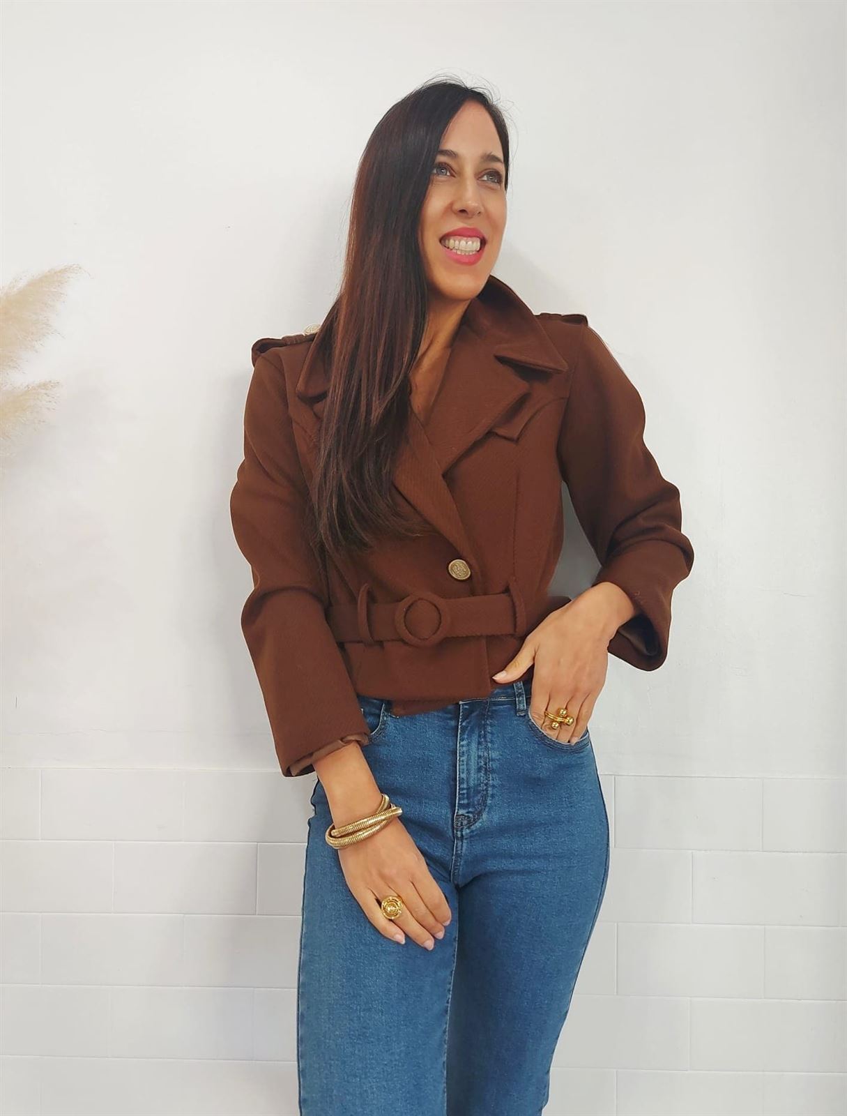 CHAQUETA PANA CHOCOLATE - Imagen 1