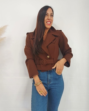 CHAQUETA PANA CHOCOLATE - Imagen 1