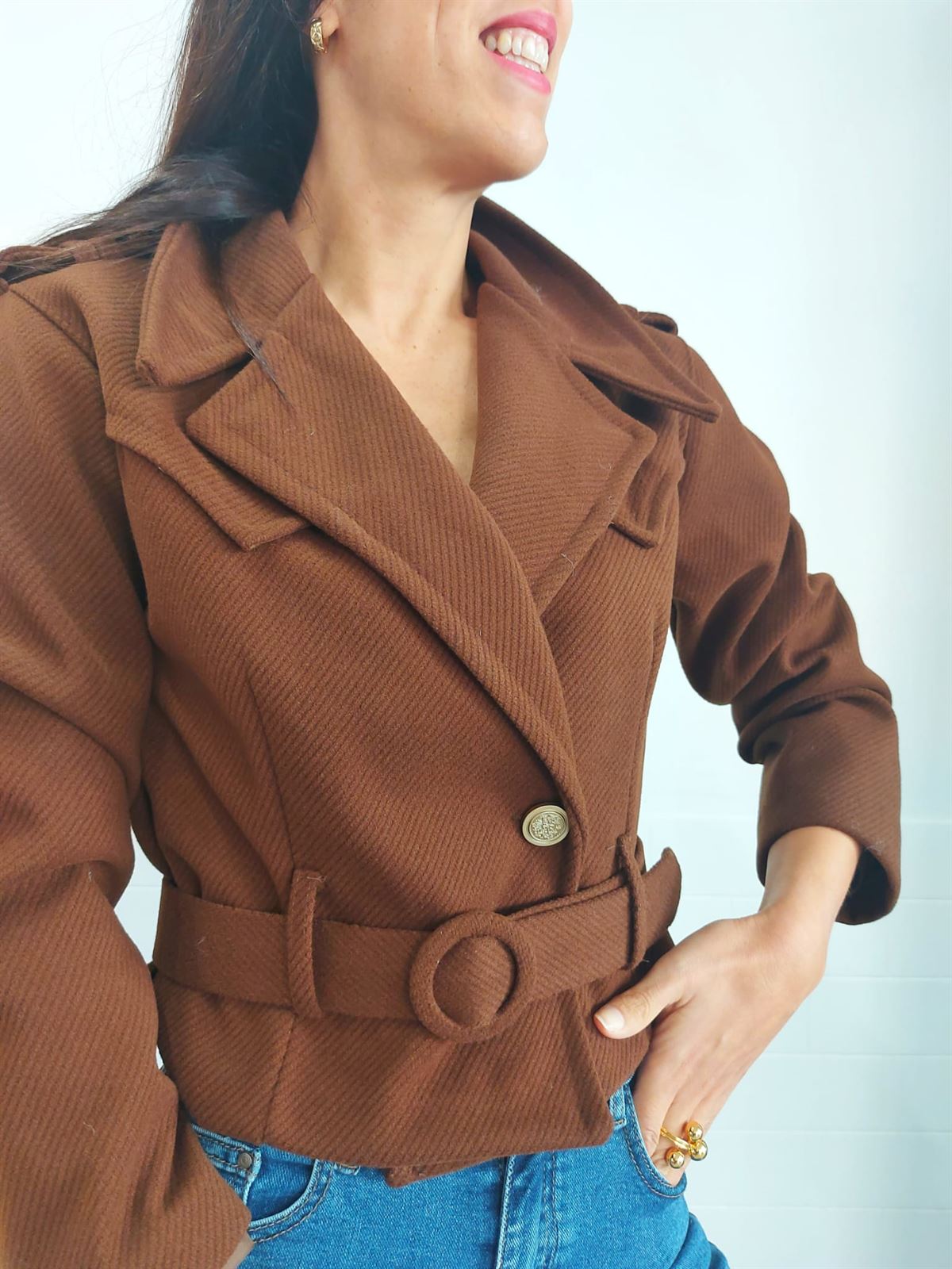 CHAQUETA PANA CHOCOLATE - Imagen 6