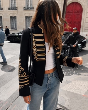 CHAQUETA PETRA NEGRO - Imagen 1
