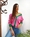 CHAQUETA PUNTO FUCSIA - Imagen 1