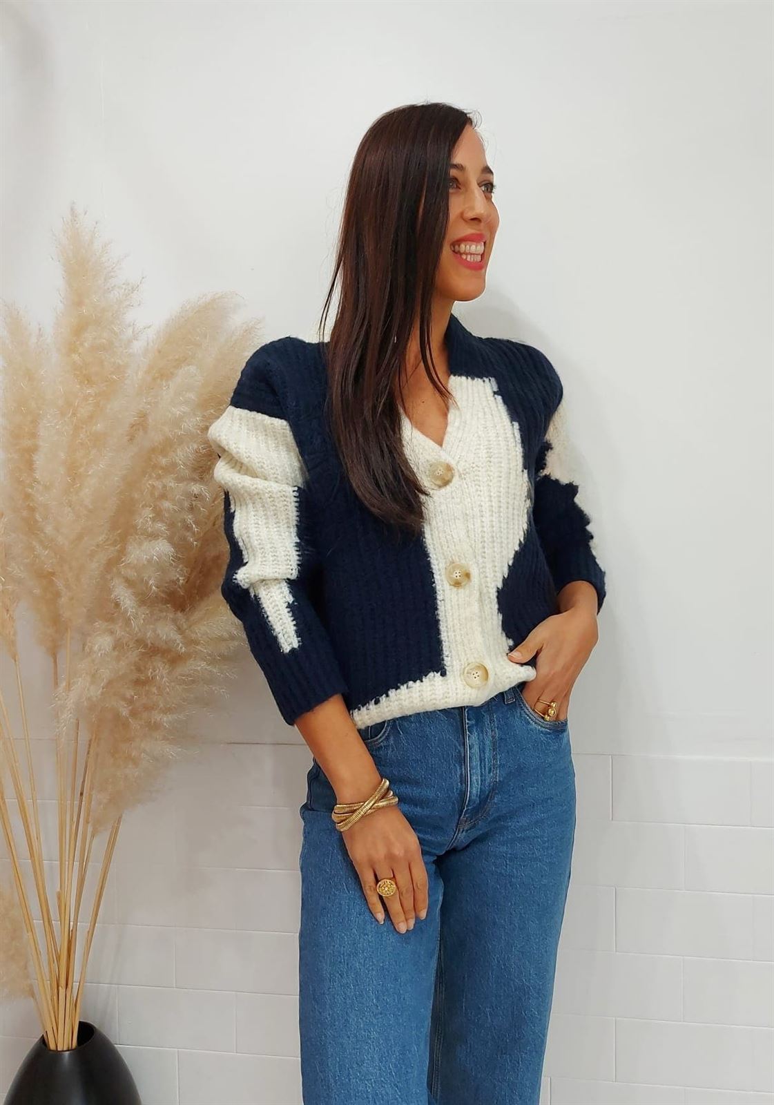 CHAQUETA PUNTO MARINO - Imagen 1
