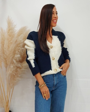 CHAQUETA PUNTO MARINO - Imagen 1