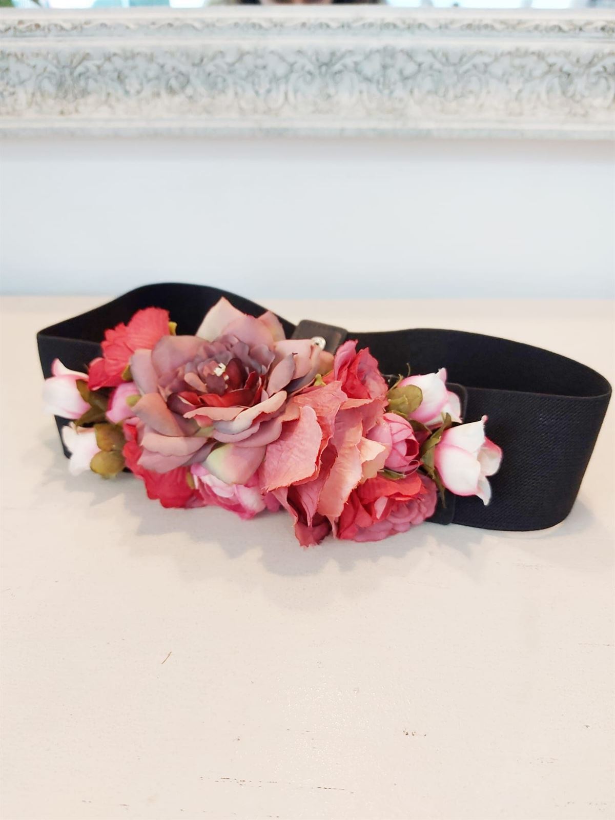 FLORES ELASTICO NEGRO - Complementos