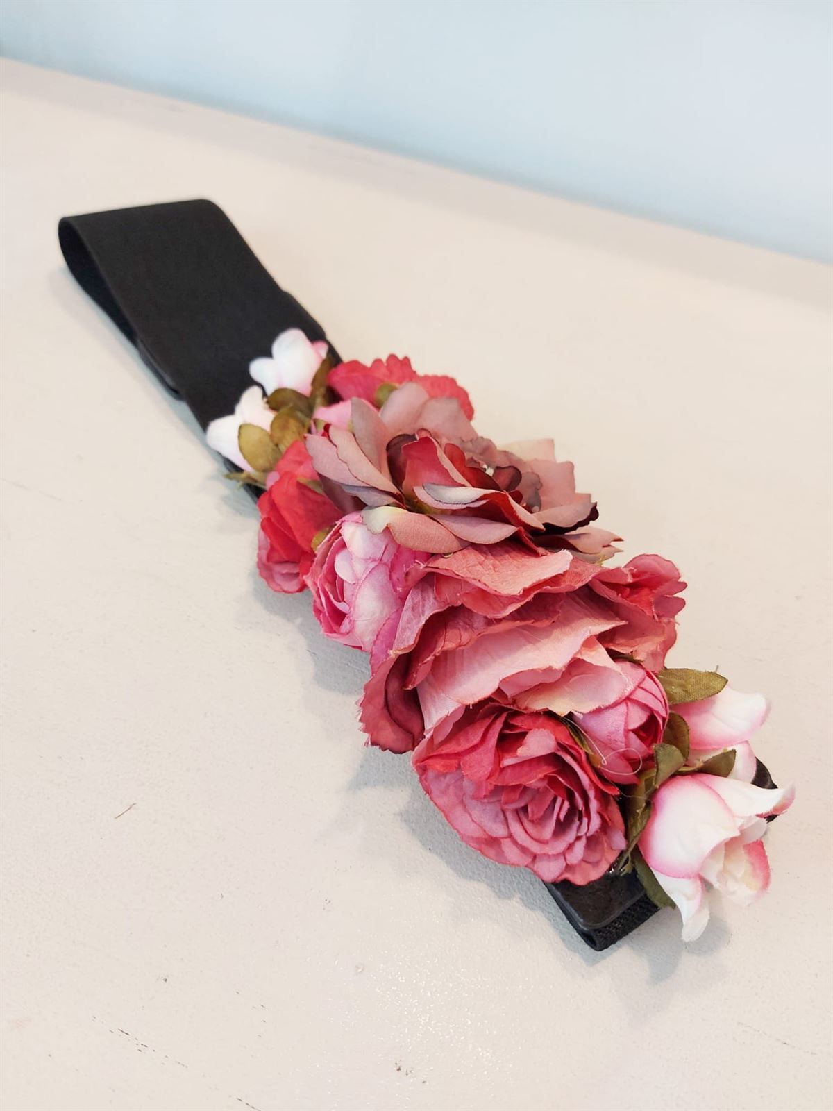 FLORES ELASTICO NEGRO - Complementos