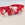 CINTURON FLORES ELASTICO ROJO - Imagen 1