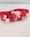 CINTURON FLORES ELASTICO ROJO - Imagen 1