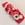CINTURON FLORES ELASTICO ROJO - Imagen 2
