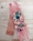 CINTURON PLUMAS ELASTICO ROSA - Imagen 1