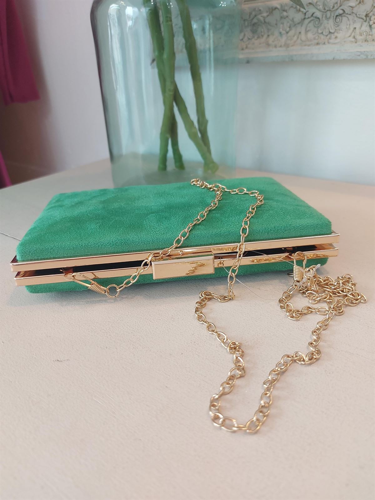 CLUTCH ANTELINA VERDE - Imagen 1