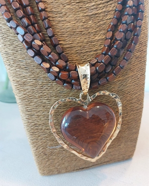 COLLAR ACERO CORAZON - Imagen 2