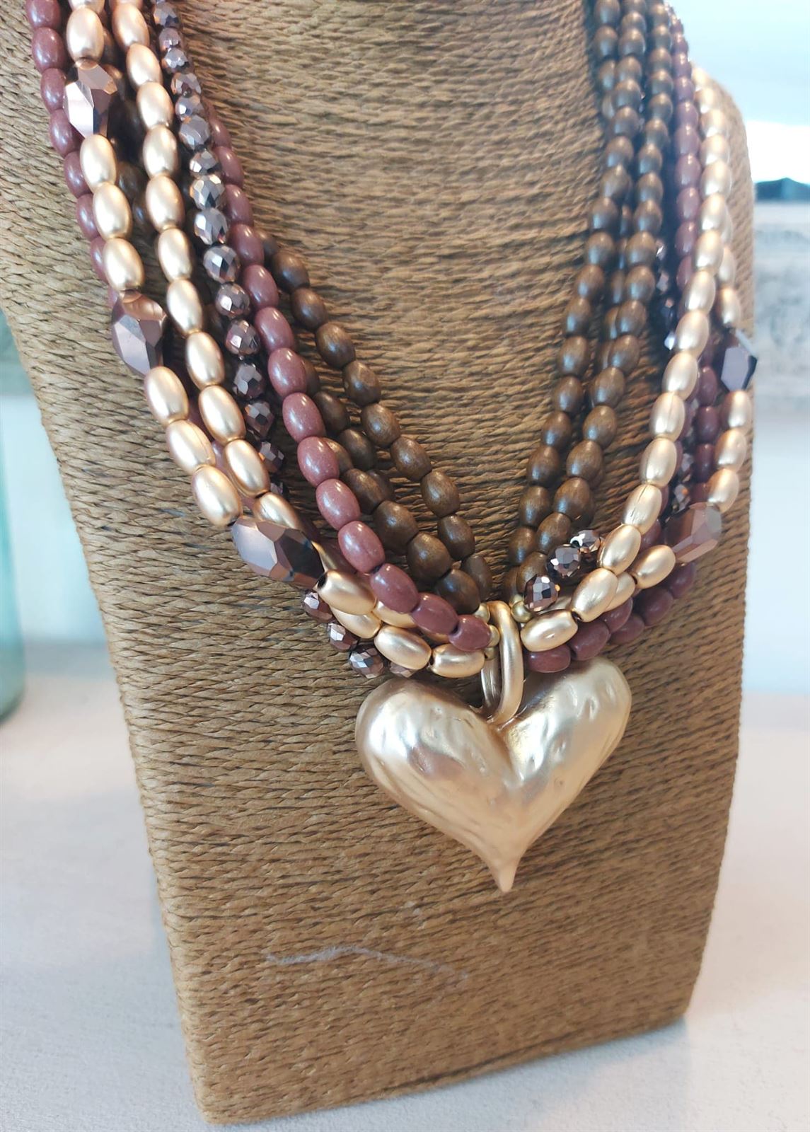 COLLAR ACERO CORAZON - Imagen 1
