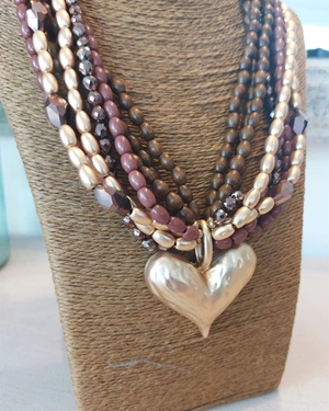 COLLAR ACERO CORAZON - Imagen 1