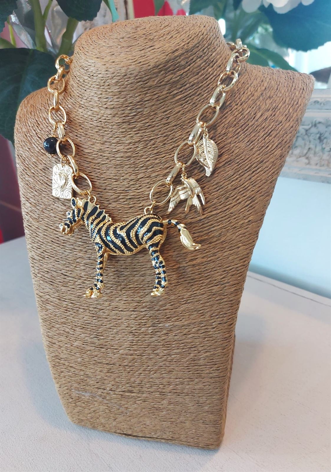 COLLAR ACERO ZEBRA - Imagen 1
