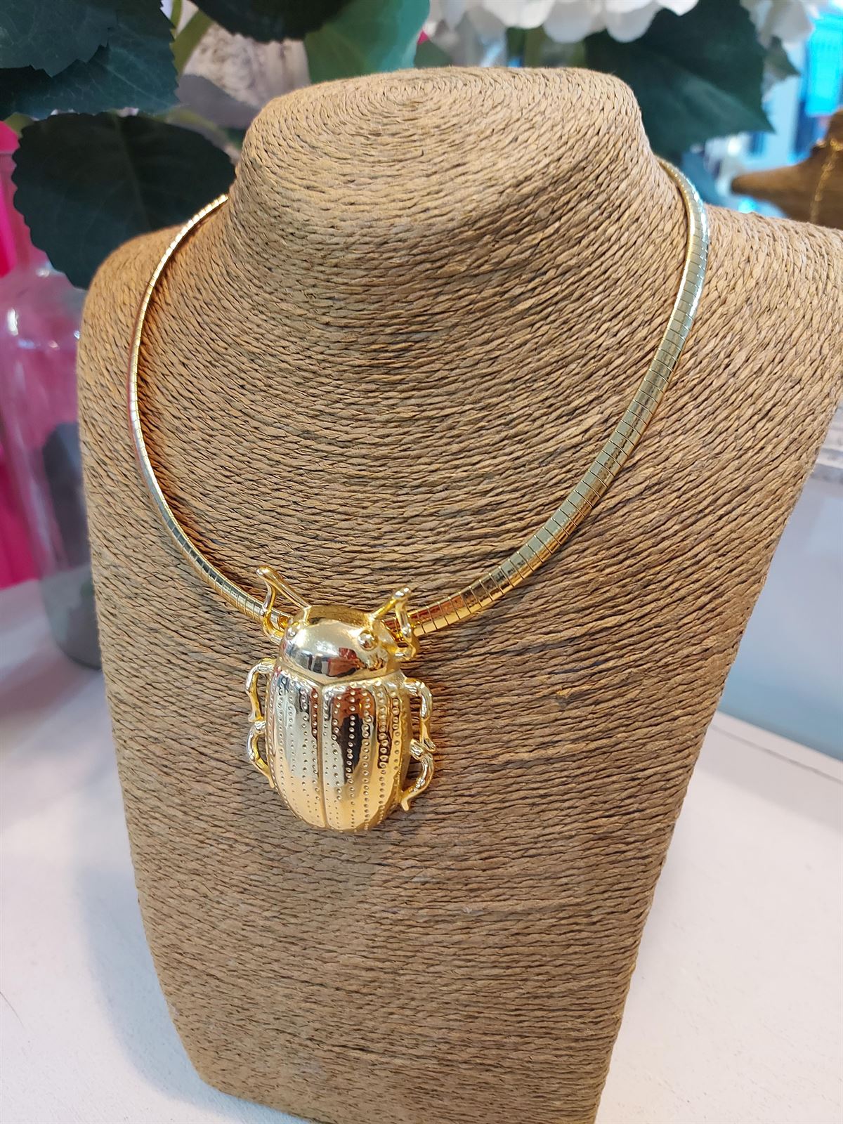 COLLAR DORADO ACERO - Imagen 2