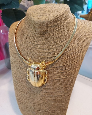 COLLAR DORADO ACERO - Imagen 2