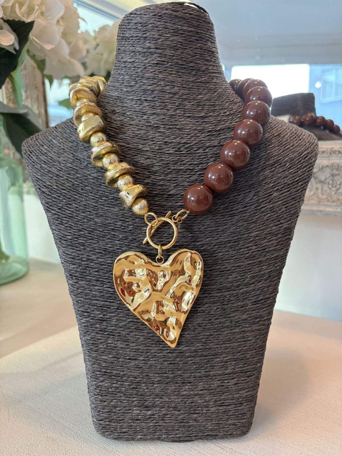COLLAR DORADO CHOCOLATE - Imagen 1
