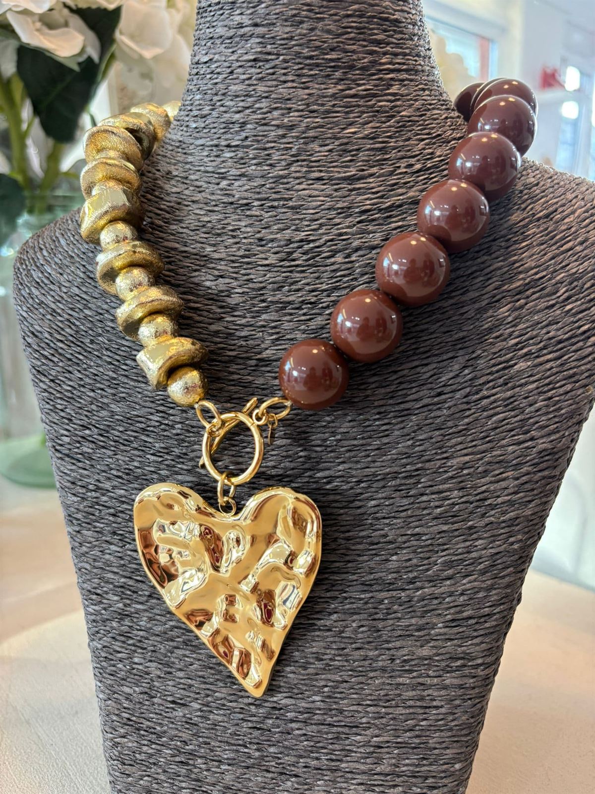 COLLAR DORADO CHOCOLATE - Imagen 3