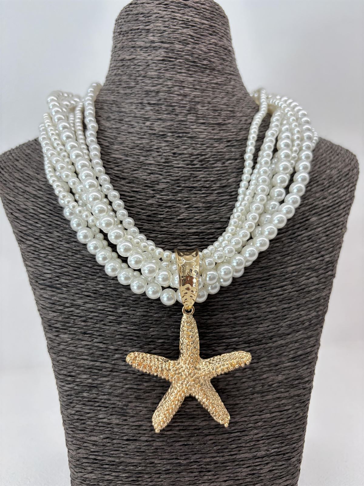 COLLAR ESTRELLA BLANCO - Imagen 1