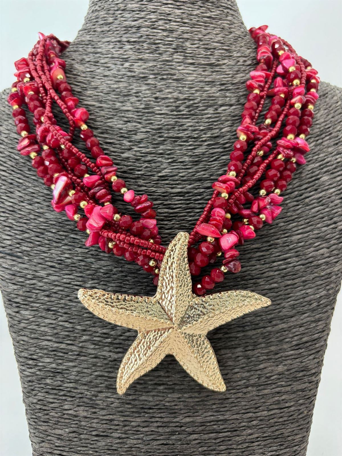 COLLAR ESTRELLA ROJO - Imagen 2