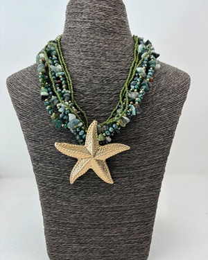 COLLAR ESTRELLA VERDE - Imagen 1