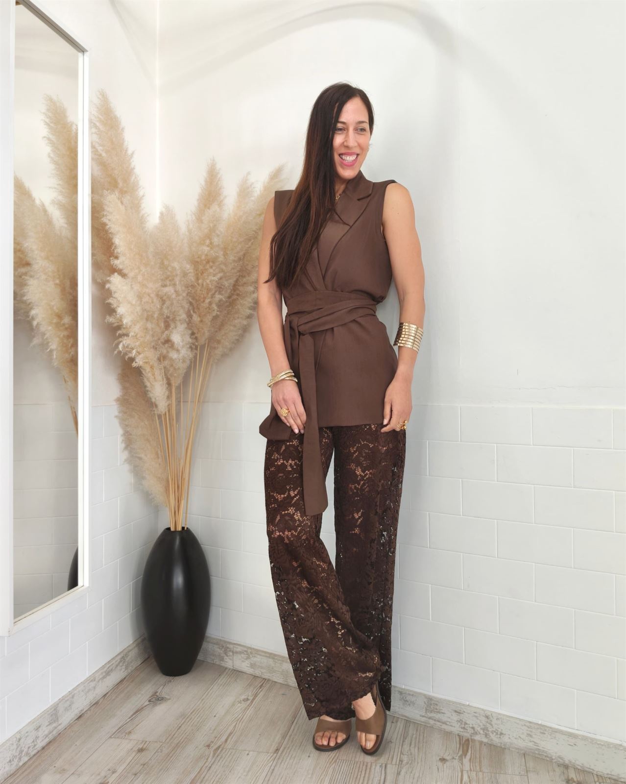 CONJUNTO BRIANA CHOCOLATE - Imagen 4