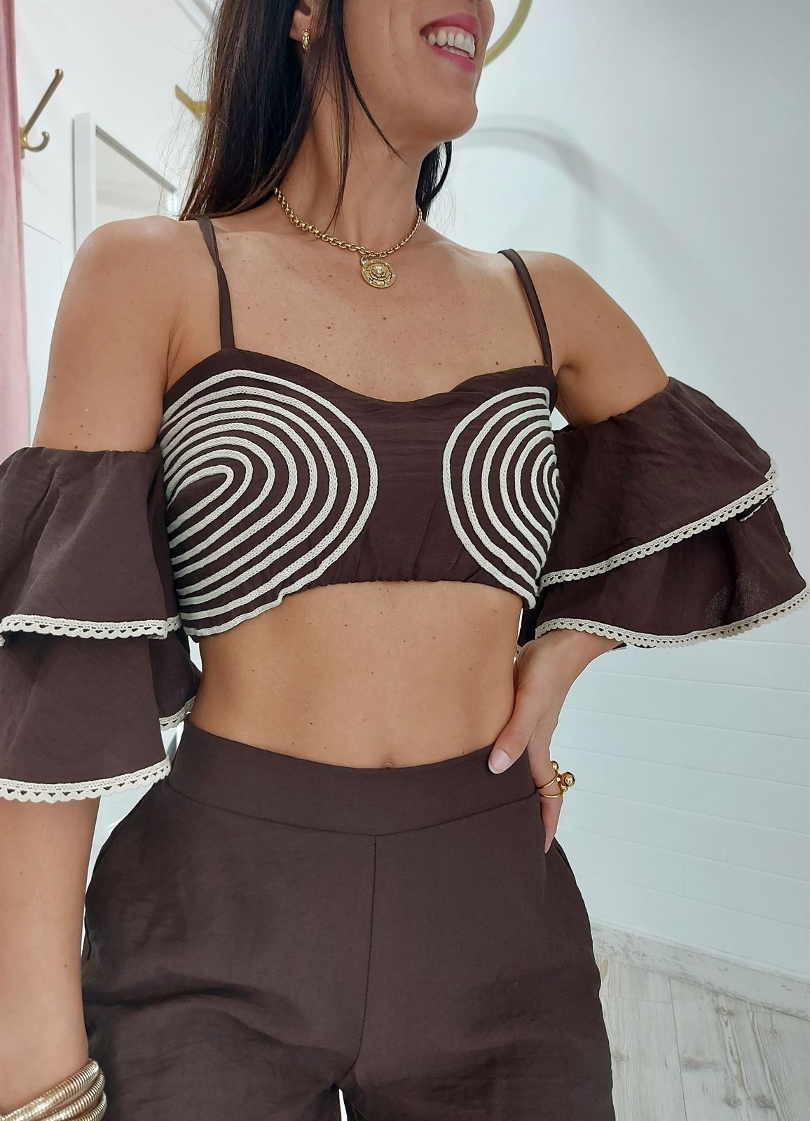 CONJUNTO CUBA CHOCOLATE - Imagen 2