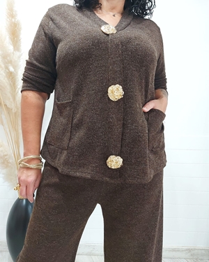 CONJUNTO PUNTO CHOCOLATE - Imagen 2