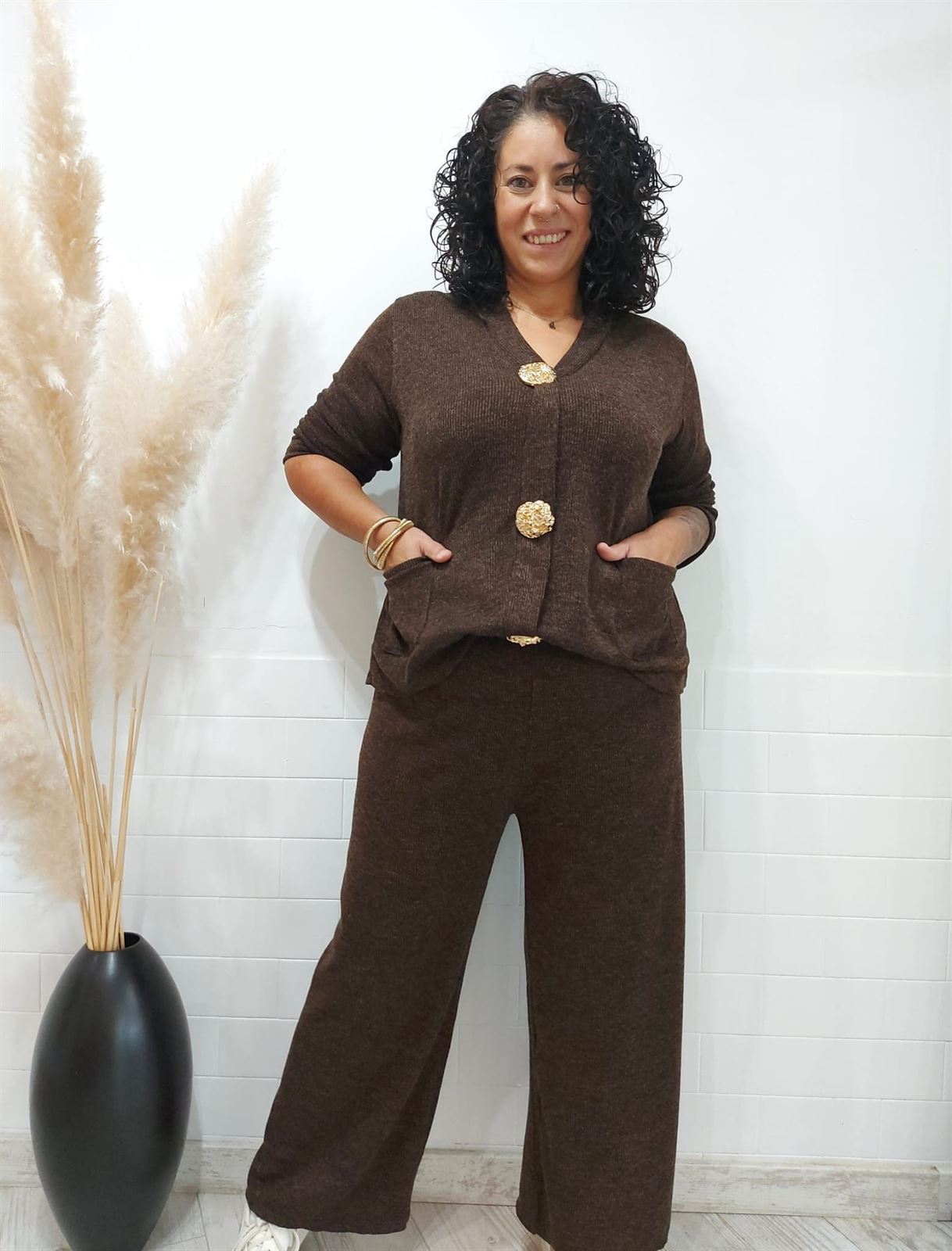 CONJUNTO PUNTO CHOCOLATE - Imagen 4