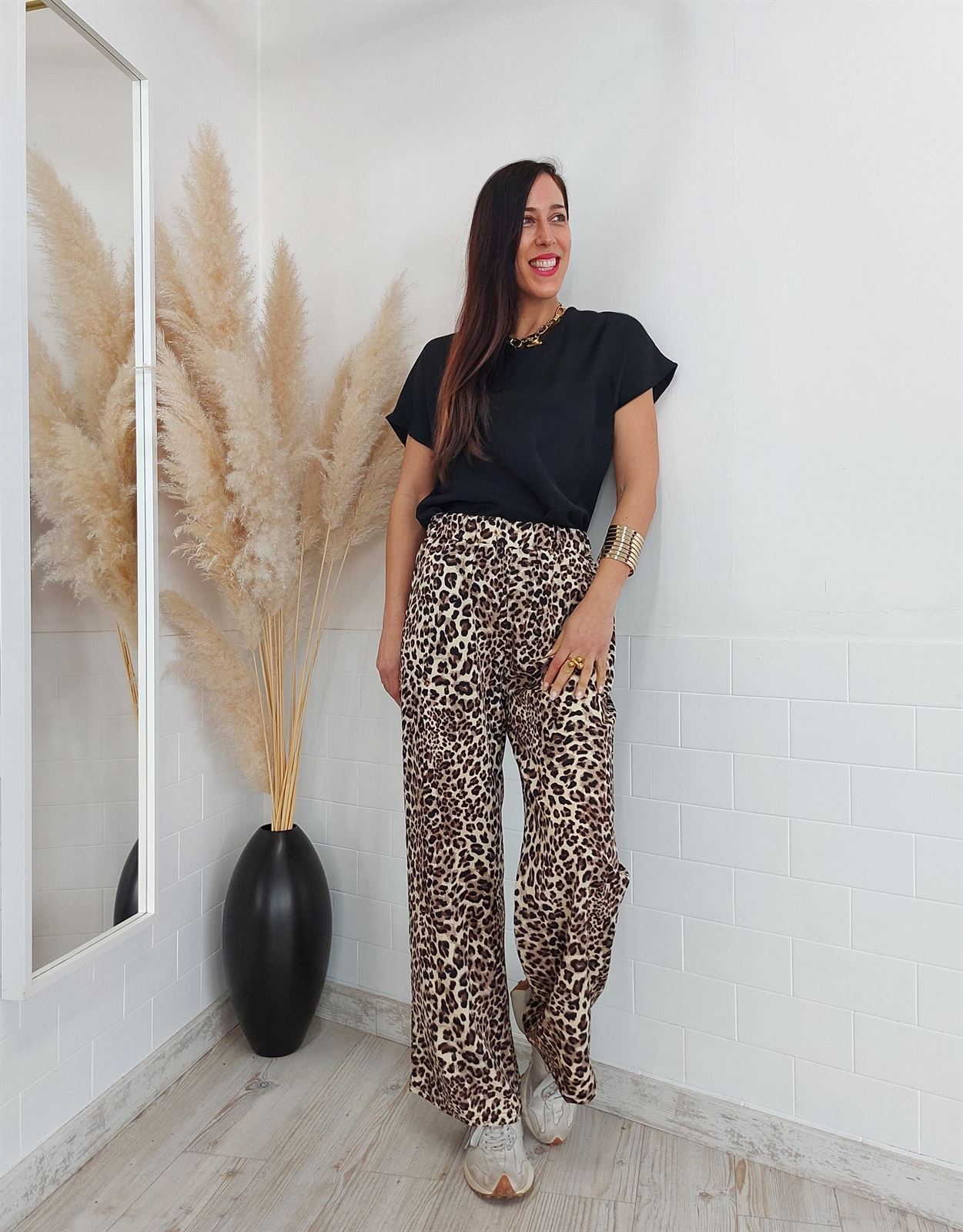 CONJUNTO WILD ANIMAL NEGRO - Imagen 1