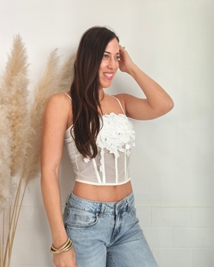 CORSET BLANCO - Imagen 1