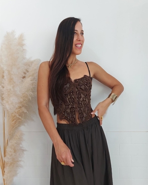 CORSET CHOCOLATE - Imagen 1