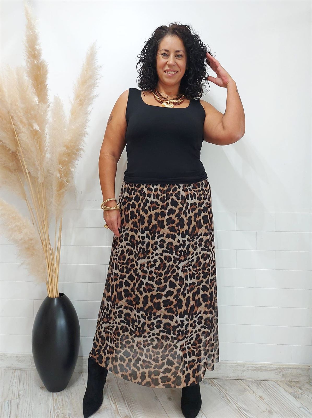 FALDA LEOPARDO - Imagen 1