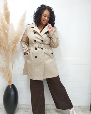 GABARDINA BEIGE - Imagen 1