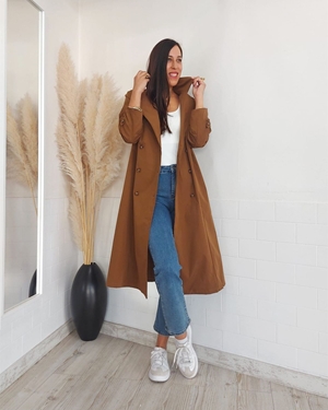 GABARDINA CAMEL - Imagen 1