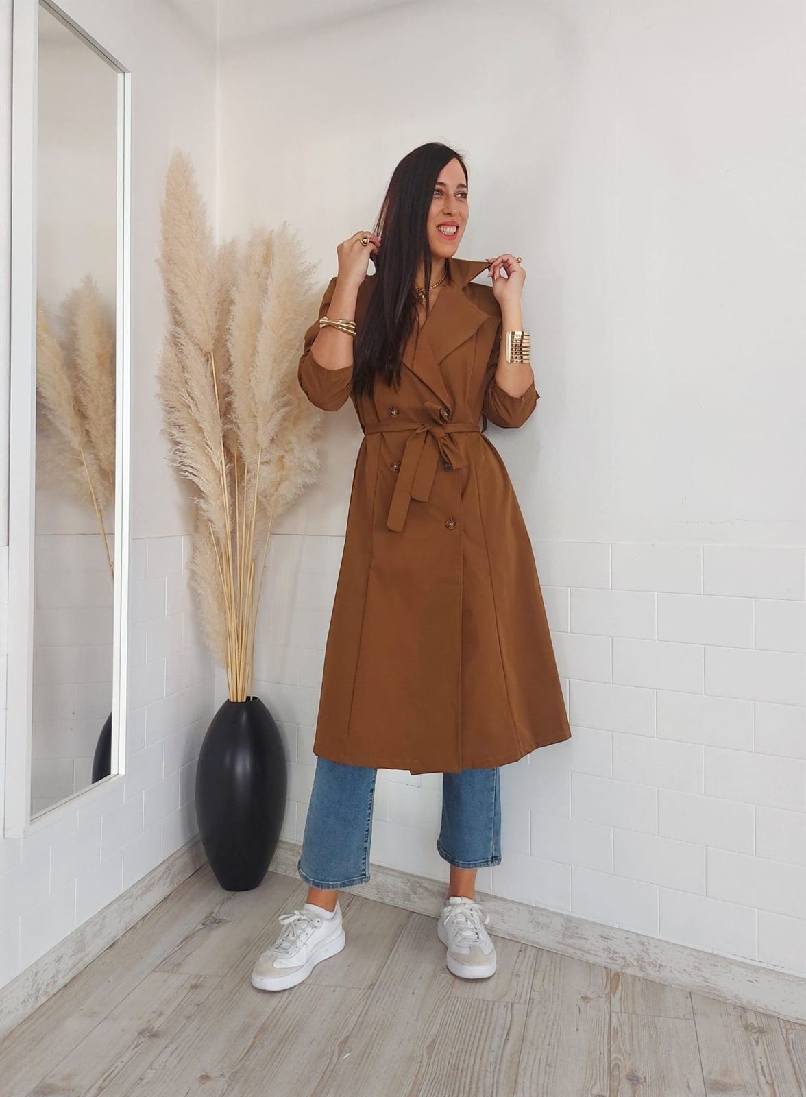 GABARDINA CAMEL - Imagen 3