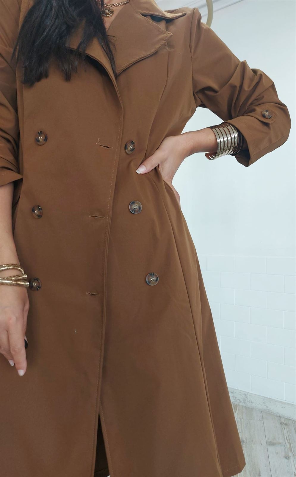 GABARDINA CAMEL - Imagen 4