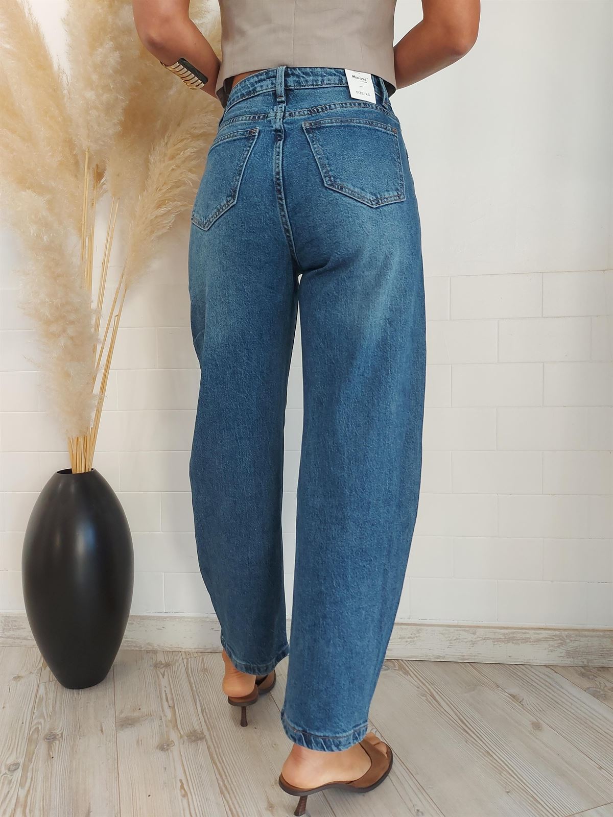 JEANS BALLON CINTURA CRUZADA - Imagen 4