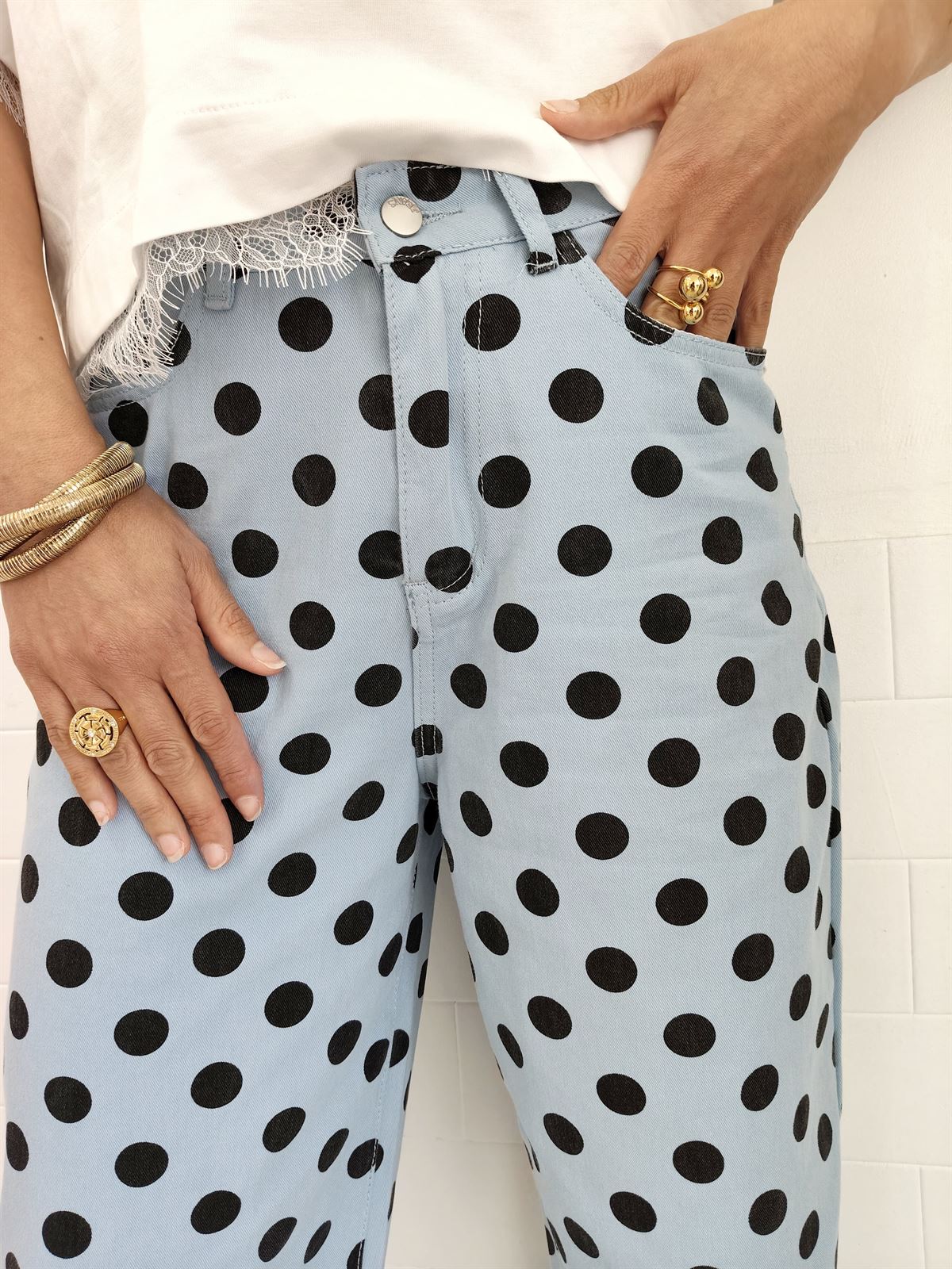JEANS LUNARES CELESTE - Imagen 2