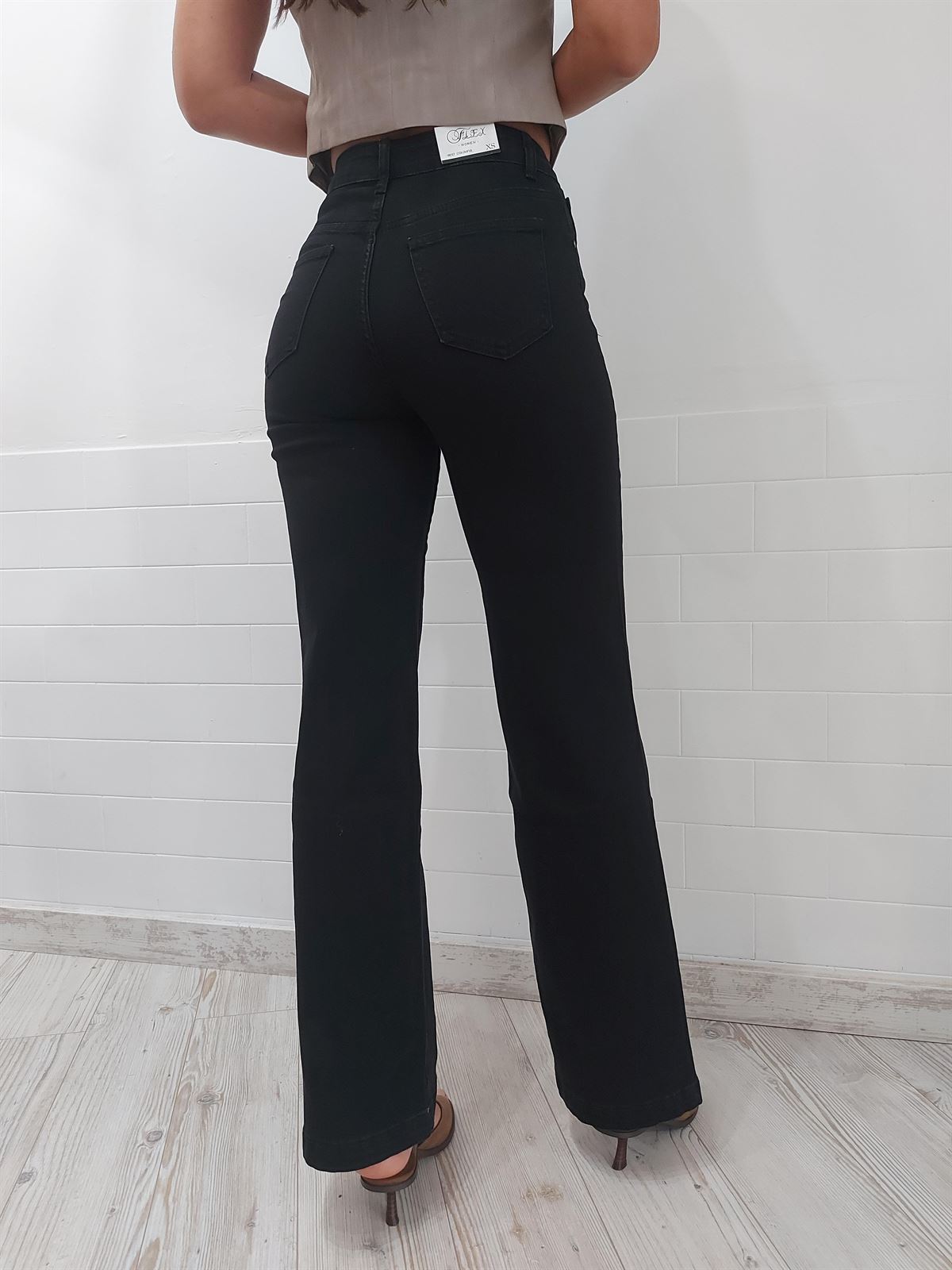 JEANS RECTO NEGRO - Imagen 4