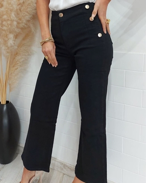 JEANS WIDE LEG BOTONES - Imagen 1