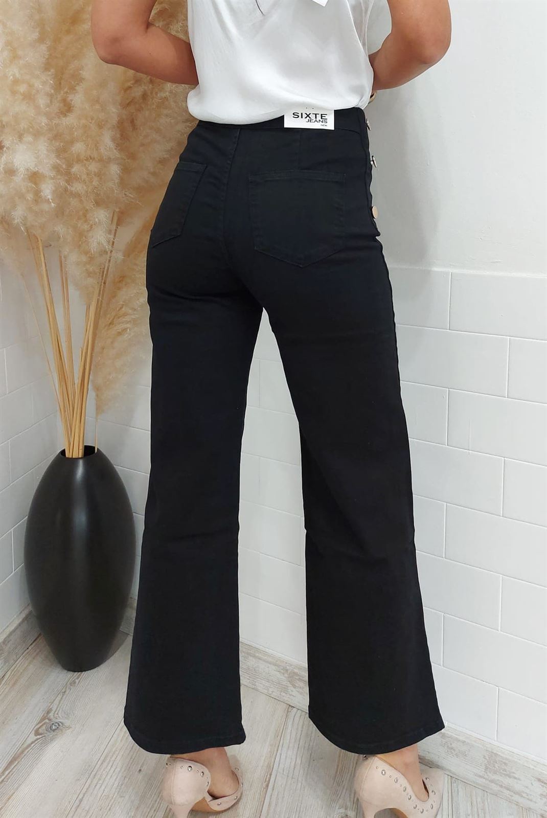 JEANS WIDE LEG BOTONES - Imagen 8