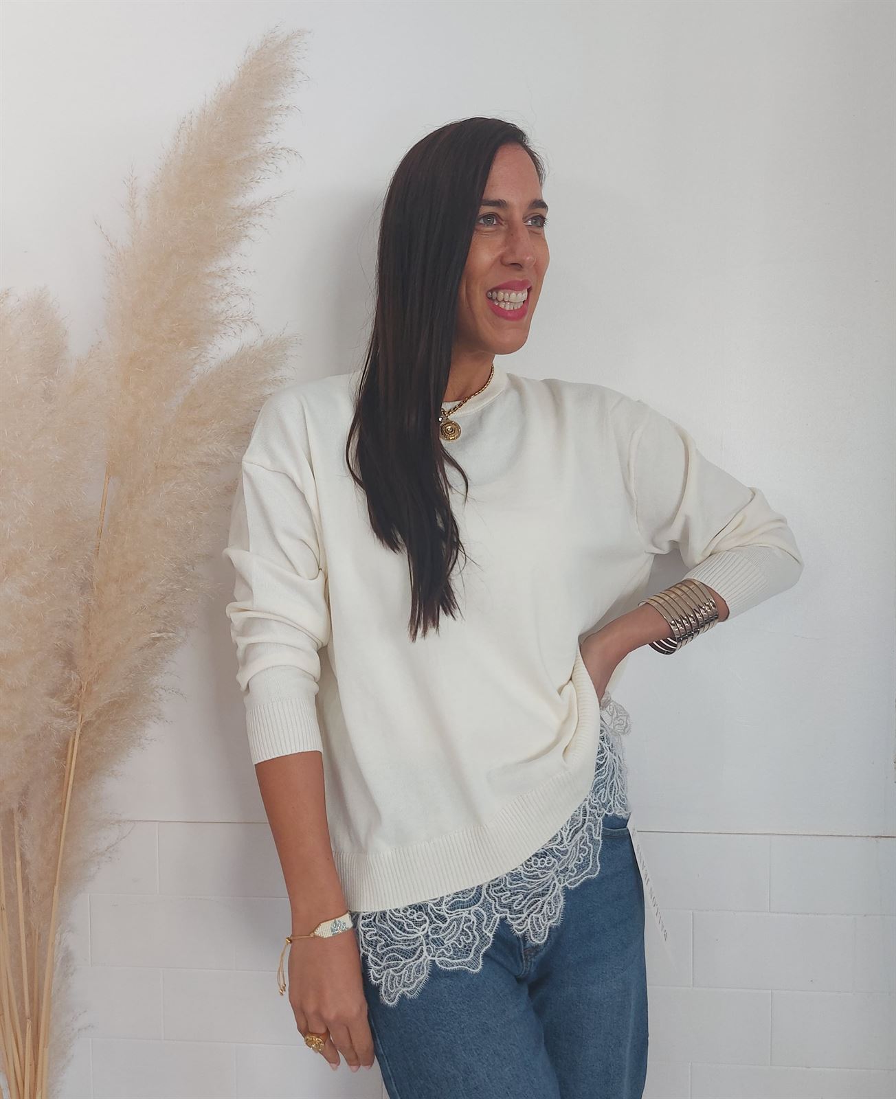 JERSEY BETTY BEIGE - Imagen 1