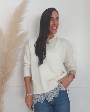 JERSEY BETTY BEIGE - Imagen 2