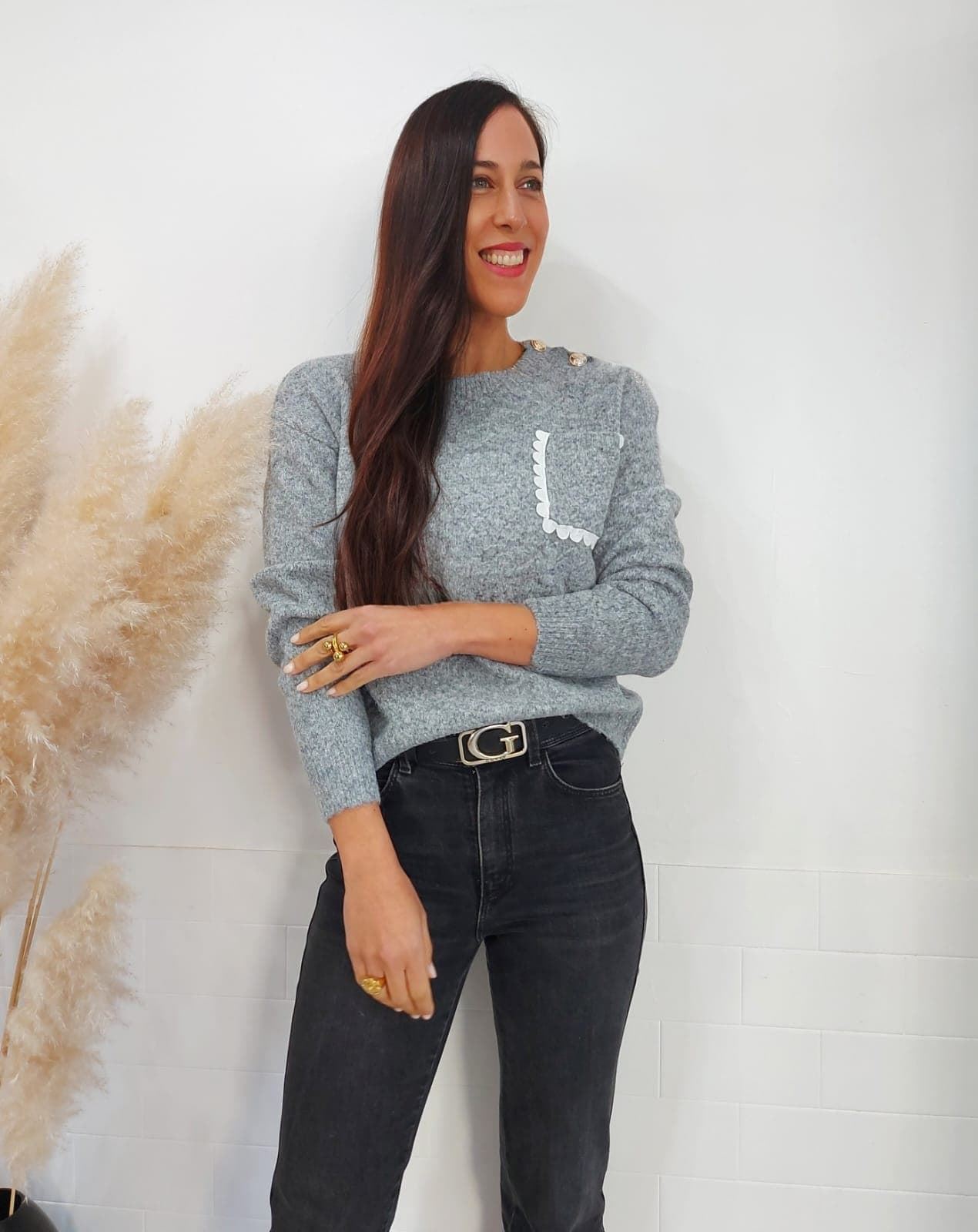 JERSEY BOLSILLO GRIS - Imagen 3