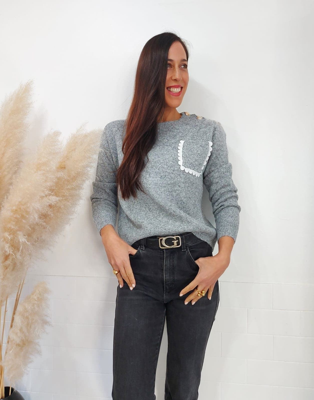 JERSEY BOLSILLO GRIS - Imagen 4